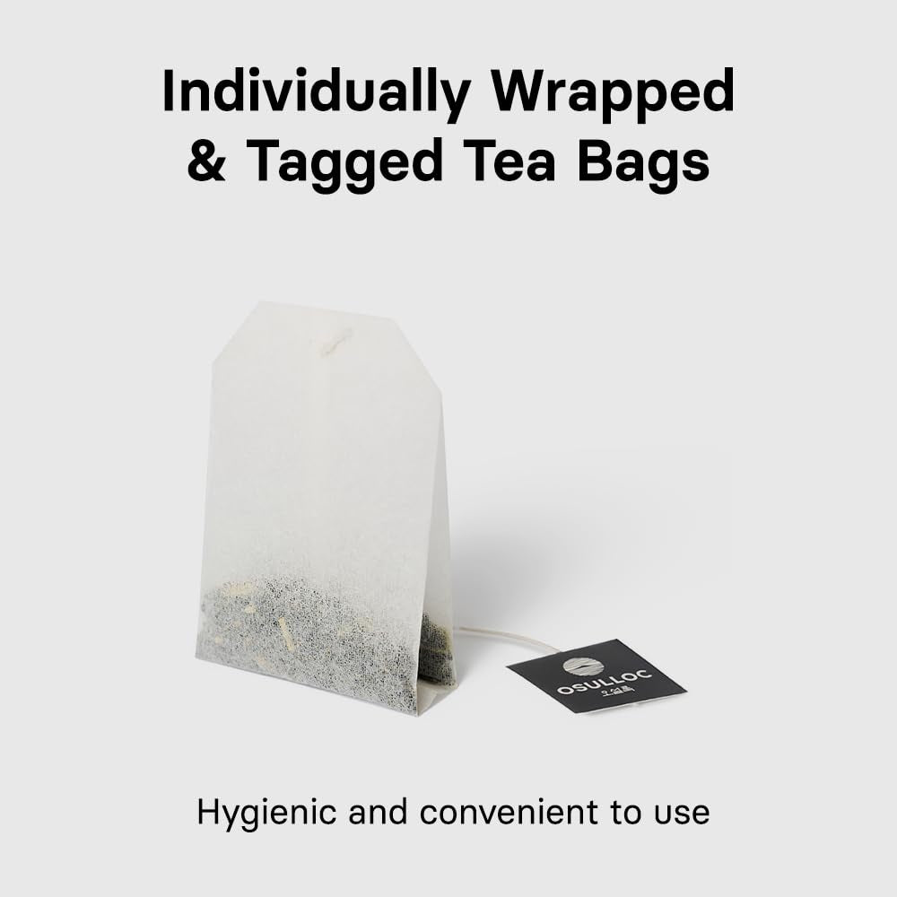 OSULLOC Tangerine Blossom Tea (Refreshing Tangerine Flavor), USDA Certified Organic, Tea Bag Series 20 Count, Premium Blended Tea from Jeju