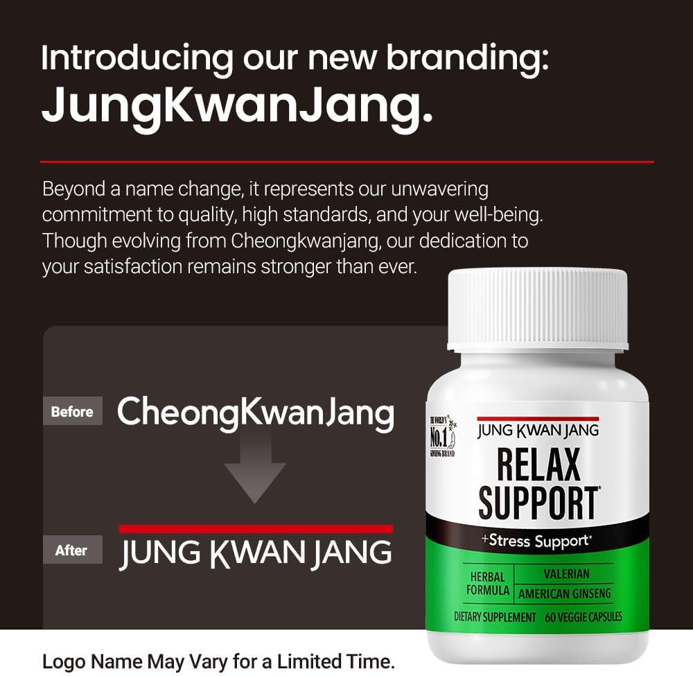 정관장 발레리안뿌리 인삼 60정 Valerian Root and American Ginseng