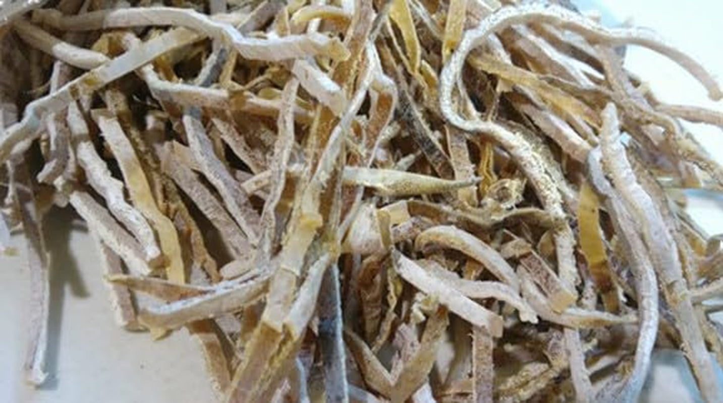 Roasted Dried Squid 100% [5.29 Oz Bag] – Sliced Roasted Squid Jerky for Adults & Kids – 9G Protein per Serving (6 Serving per Container) – Perfect for Snacking – Resealable Bag – Korean Snacks by Gangwon Export