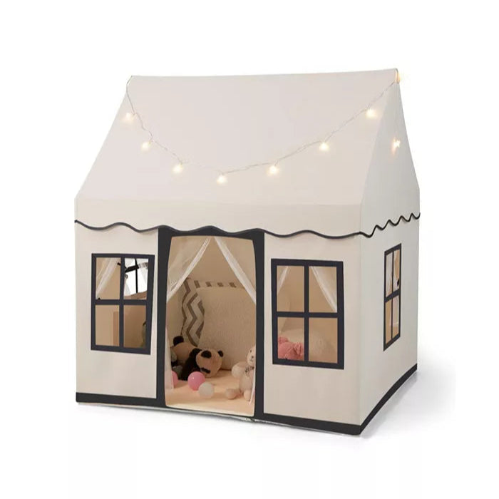 플레이하우스 텐트  Large Playhouse with Star String Lights