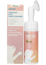 Korean Vegan Dog Paw Cleaner 150Ml – Waterless Paw Cleanser with Silicone Brush – Perfect for Puppy to Adult Dogs – Gentle & Non-Irritating Dogs Paws – Moisturizes & Cleanses – Made in Korea