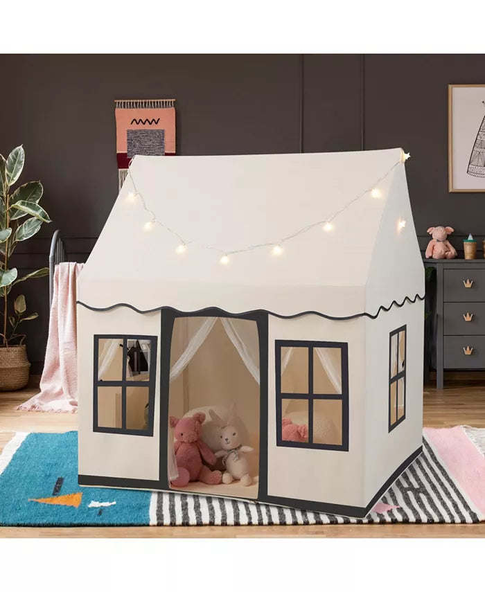 플레이하우스 텐트  Large Playhouse with Star String Lights