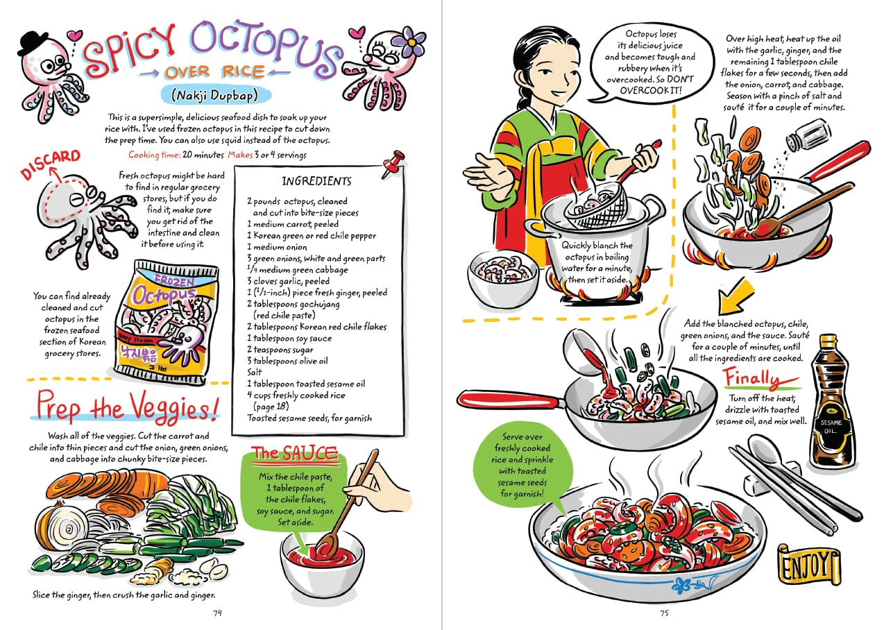 Cook Korean!: a Comic Book with Recipes [A Cookbook]