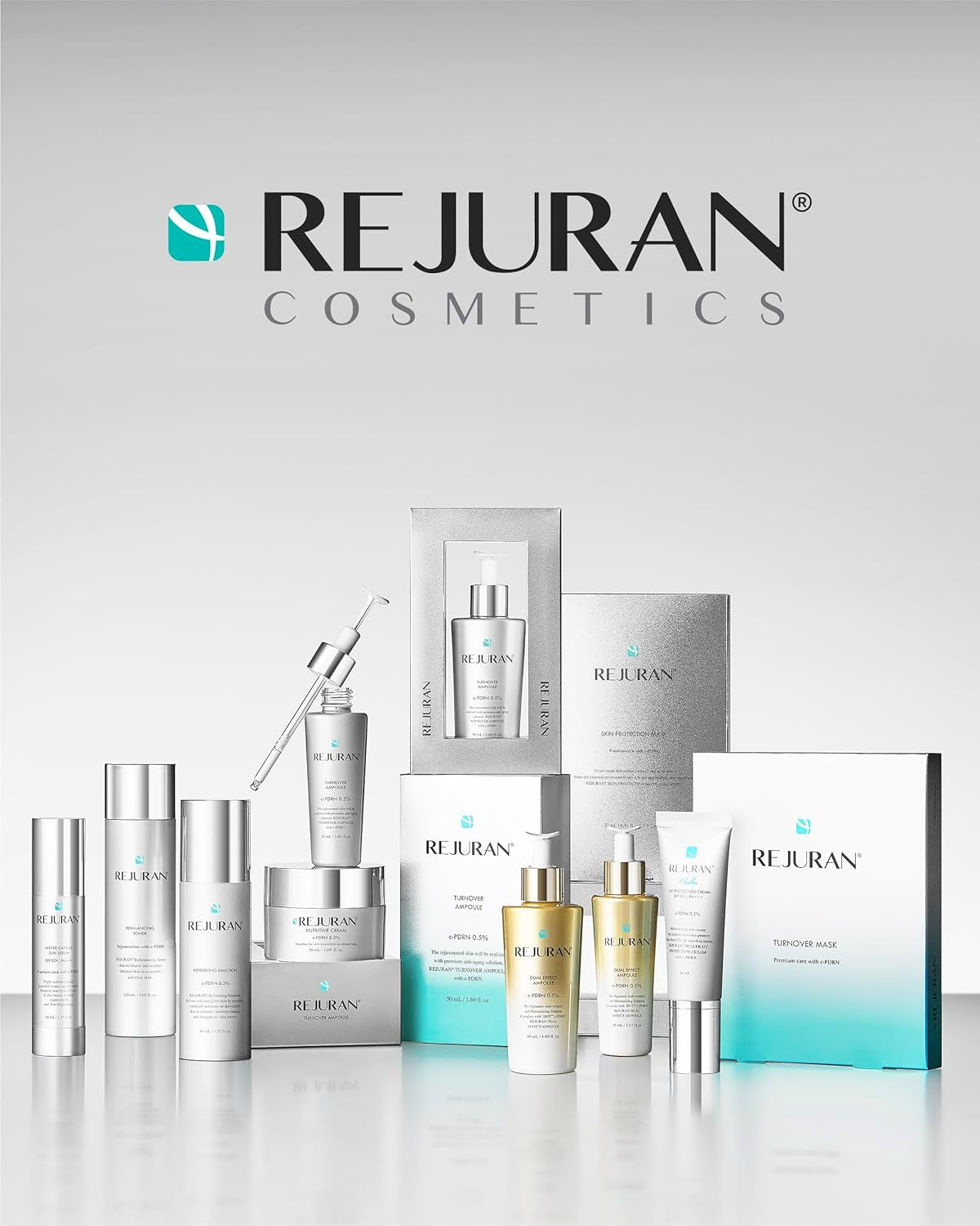REJURAN® Rebalancing Toner, C-Pdrn® – Salmon DNA Hydrating & Soothing Facial Toner for Skin Texture, Pore Care & Barrier Support with Salmon DNA. Korean Skin Care (4.05 Fl Oz)