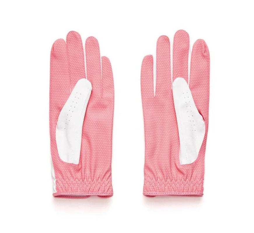 KAKAO FRIENDS GOLF Women'S Two-Handed Synthetic Leather Gloves with Ball Marker - Apeach
