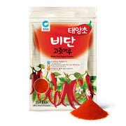 Chung Jung One O'Food Gochugaru Korean Red Chili Pepper Powder – [1.1 Lb] Premium Sun-Dried Bidan Chili Flakes, Authentic Korean Spice for Kimchi & Cooking - [1 Pack - Fine]