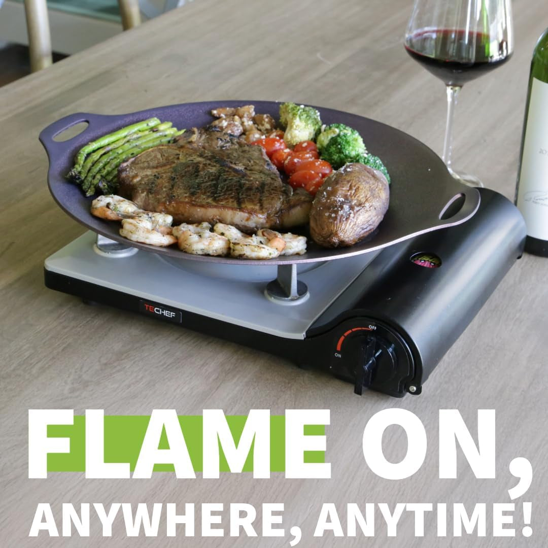 TECHEF - AGNI Portable Butane Gas Stove Burner, Camp Stove, Made in Korea