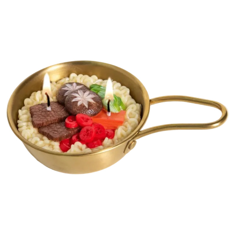 라면촛불 Ramen Noodles Vegetable Wax Candle for Friend Yourself Gift