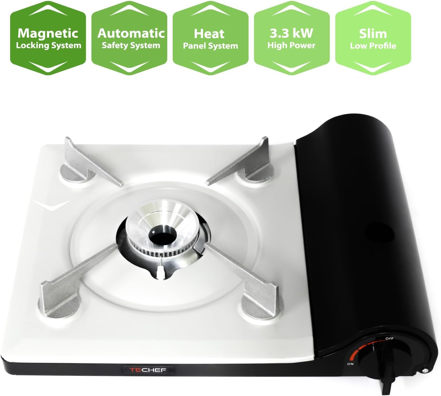 TECHEF - AGNI Portable Butane Gas Stove Burner, Camp Stove, Made in Korea