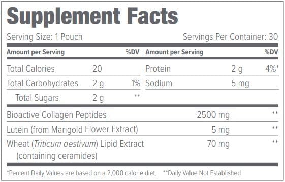 Beauty Focus Collagen plus | Peach Flavor | 1.0 Fl Oz | 30 Packets | Liquid Collagen for Women and Men | Supports Skin Hydration | Collagen Peptides