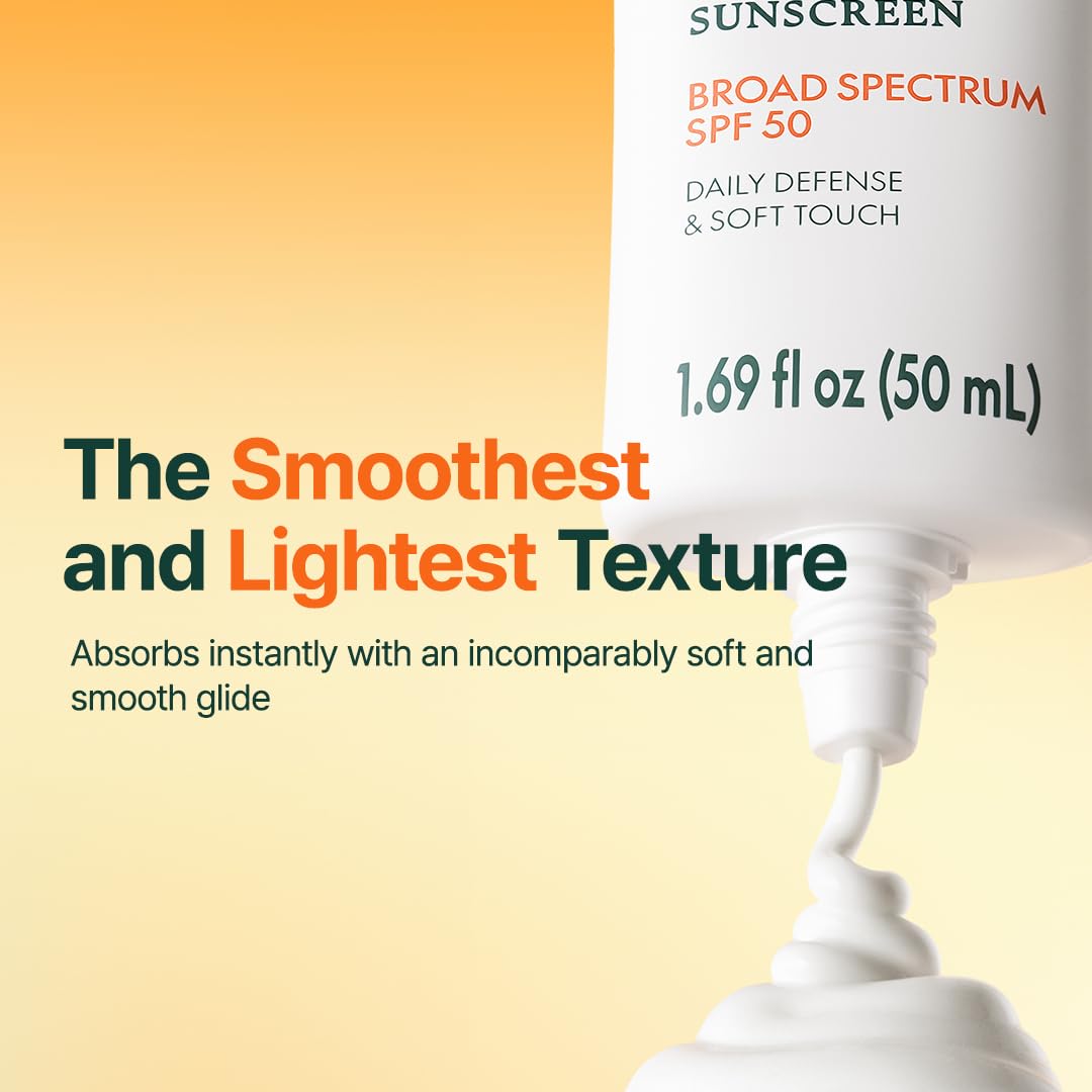 PURITO Sun Day Adventure Korean Sunscreen Smoothest and Lightest Texture Broad Spectrum SPF 50 UVA & UVB Protection No White Cast Oil Free for All Skin Types Vegan Daily Skin Care 50Ml, 1.69 Fl.Oz