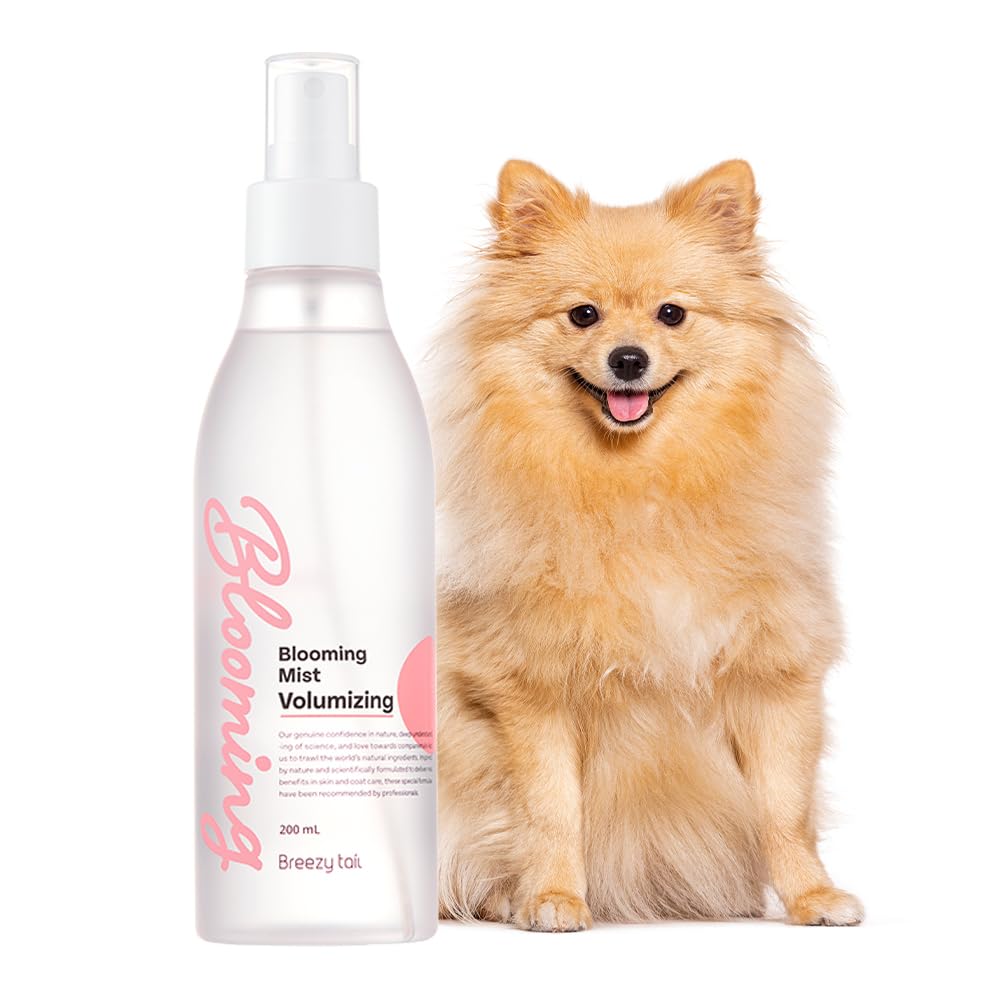 Breezytail Blooming Volumizing Mist, Loved by Top Korean Groomers, Adds Volume and Shine – Easy Breezy, Professional Care at Home (6.76 Fl Oz/200 Ml)