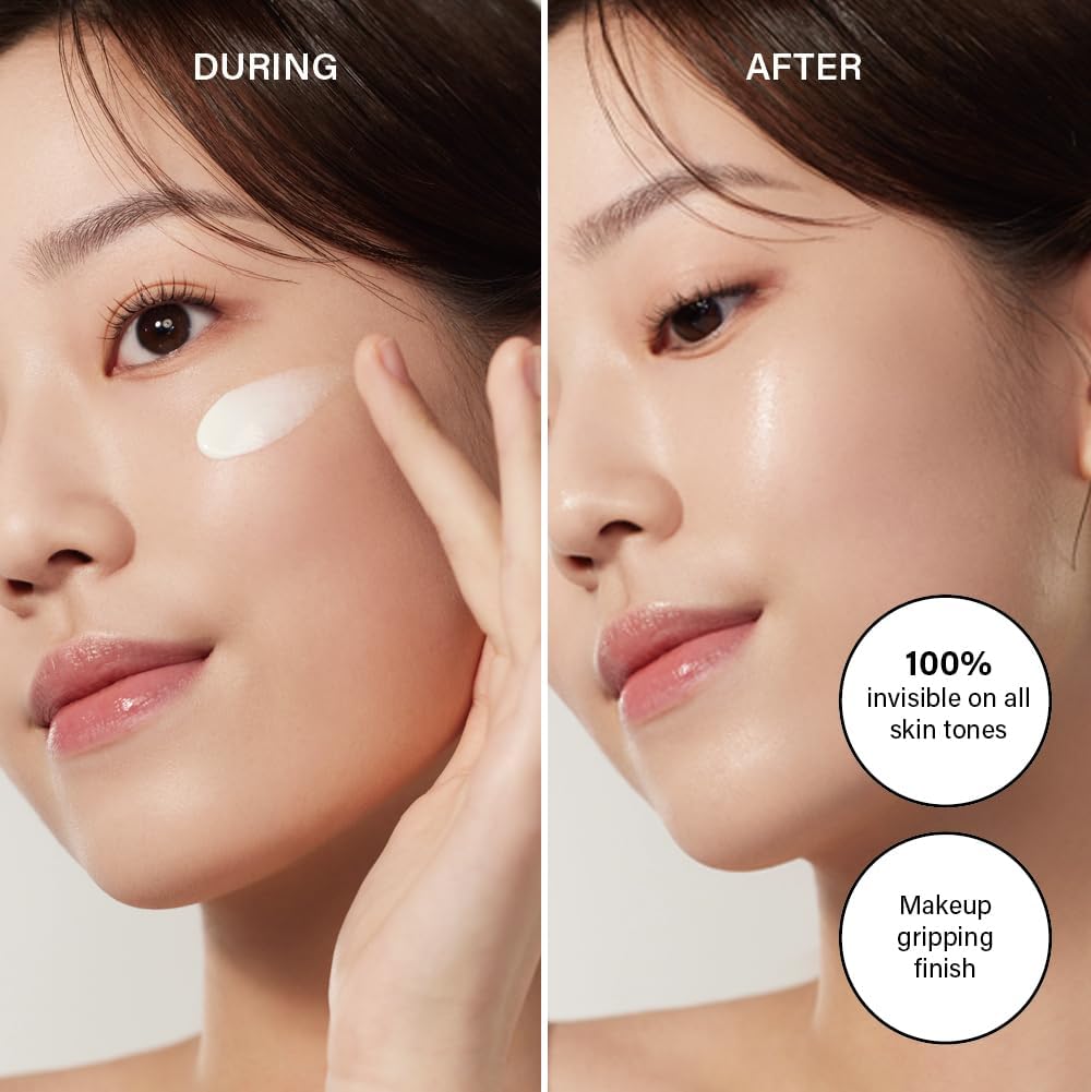 Melixir Airfit Invisible™ Sunscreen SPF 50, Broad Spectrum Korean Rice Sunscreen for Face, Hyaluronic Acid, Moisturizing Daily Protection for Sensitive Skin, No White Cast, Waterproof (1.7Fl.Oz./50Ml)