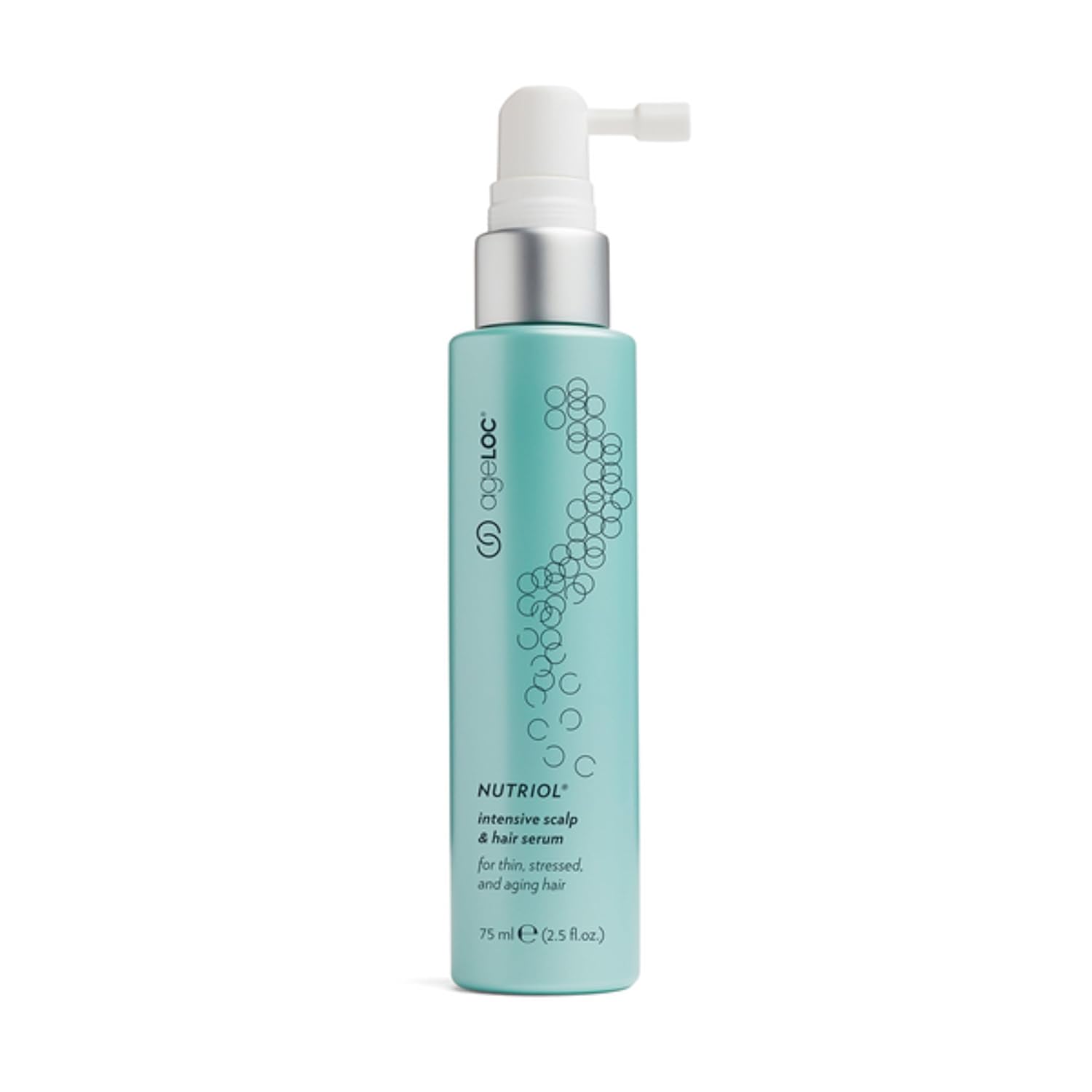 Nu Skin Ageloc Nutriol Scalp & Hair Serum | Nourishing Formula for Fuller, Thicker, and Healthier Hair | Antioxidant | Non-Greasy Serum | Scalp Care, Daily Hair Serum | 75Ml