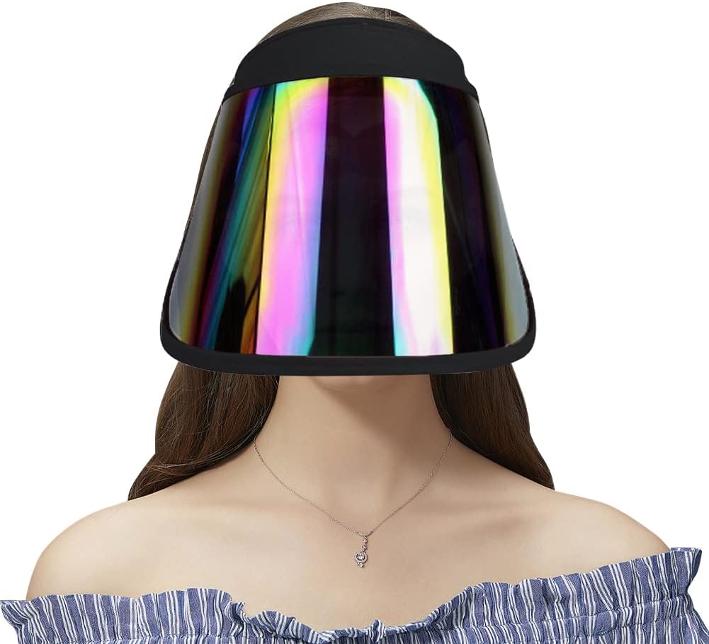 Face_Shield Protector Sun Visor Hat UV Protection Summer Sun Cap Great for Oudtoor Hiking Camping Golf Tennis Cycling