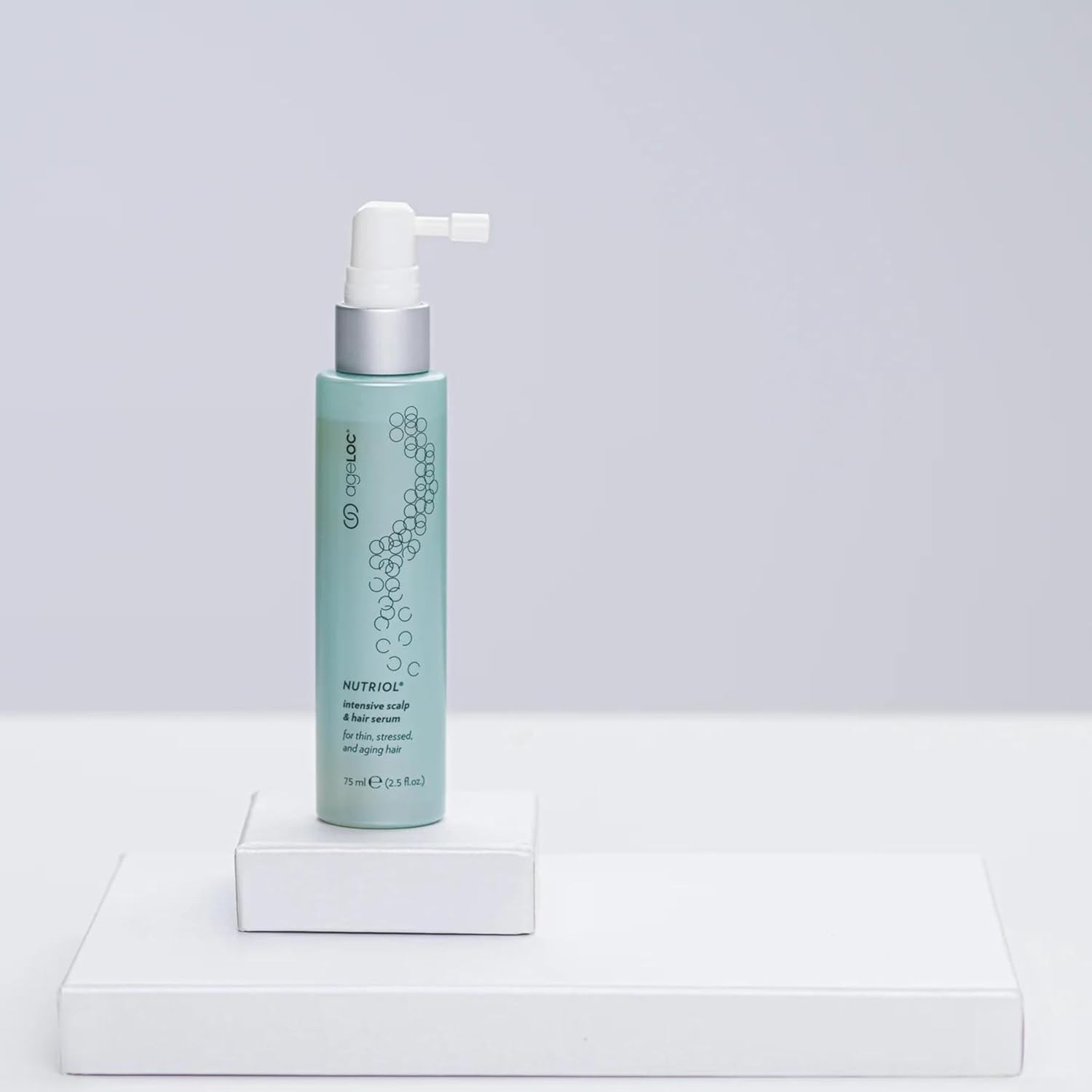 Nu Skin Ageloc Nutriol Scalp & Hair Serum | Nourishing Formula for Fuller, Thicker, and Healthier Hair | Antioxidant | Non-Greasy Serum | Scalp Care, Daily Hair Serum | 75Ml