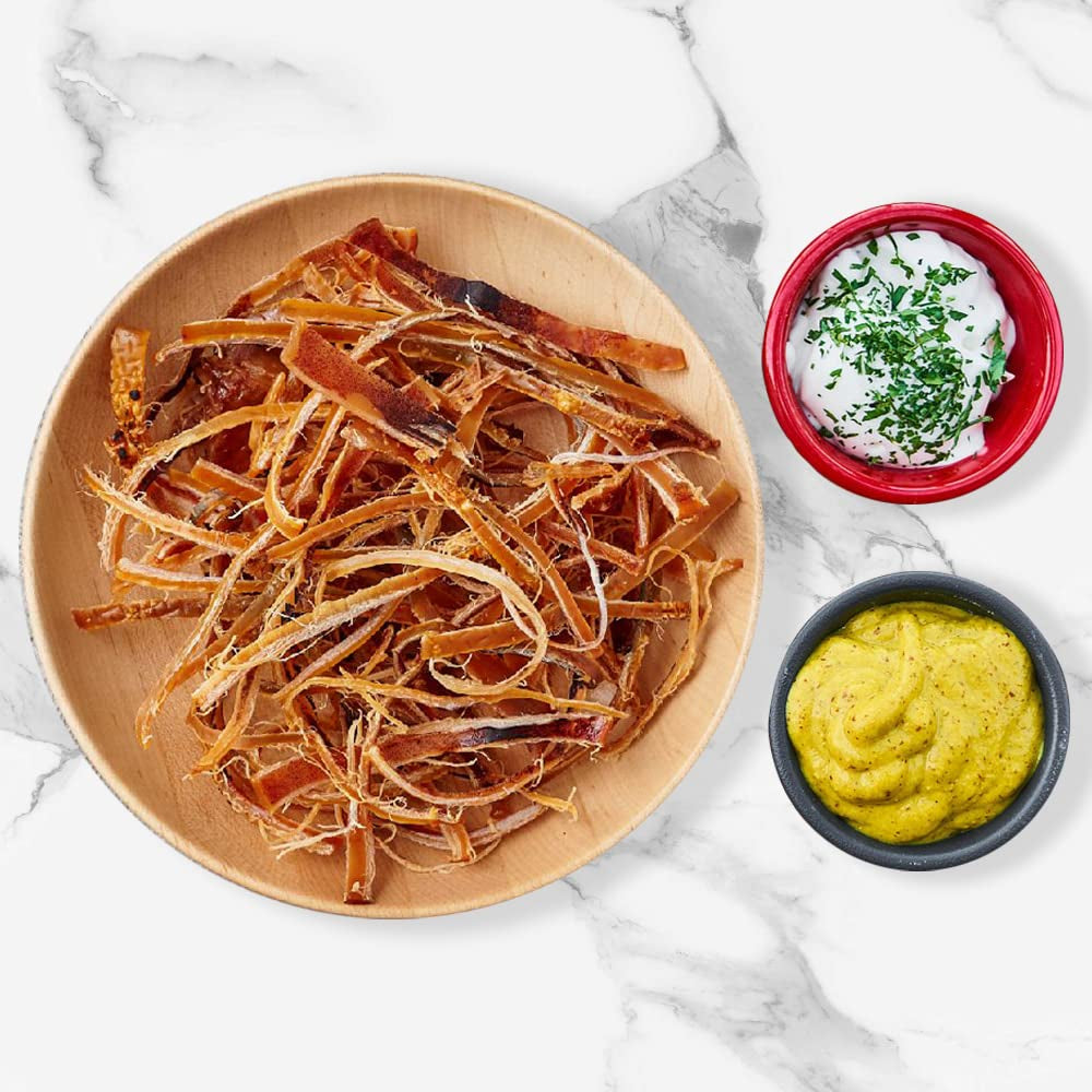 K-Herb Dried Squid – Korean Squid Flavorful Grilled Soft Butter Korean Dried Squid (Dried Squid (4.6 Oz))