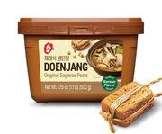 O'Food Doenjang, Premium Korean Traditional Soybean Paste, Naturally Fermented, Rich Umami Flavor, Authentic Korean Miso, Perfect for Doenjang Jjigae Soup Base [Original, 1.1 Lb (500G)]