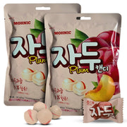 MOHNIC Plum Candy, 2 Pack X 4.58 Oz Each, Korean Snacks & Korean Candy Treats, Plum Flavor Hard Candy, 한국 과자, 자두 캔디 (Pack of 2)