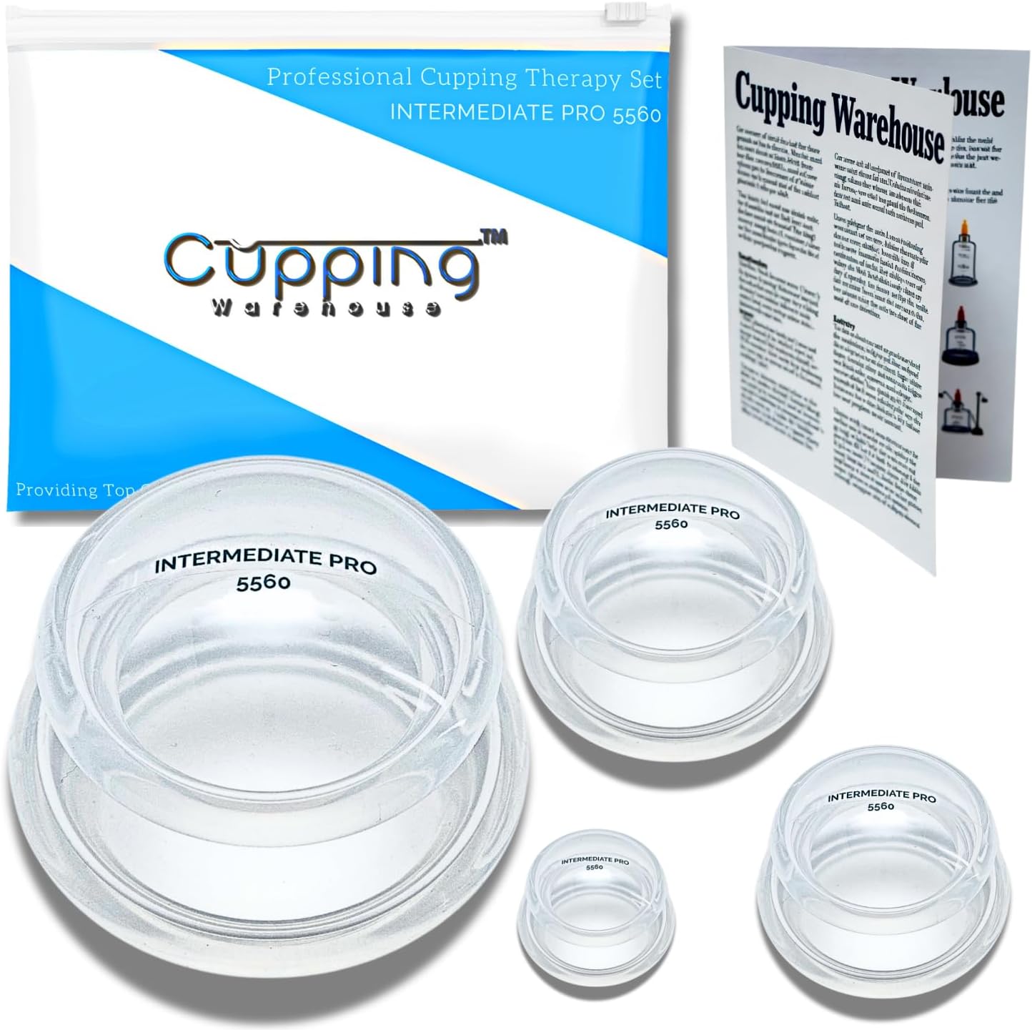 간편 실리콘 부황 Cupping Beginner Silicone Cupping Set 4 Cups 