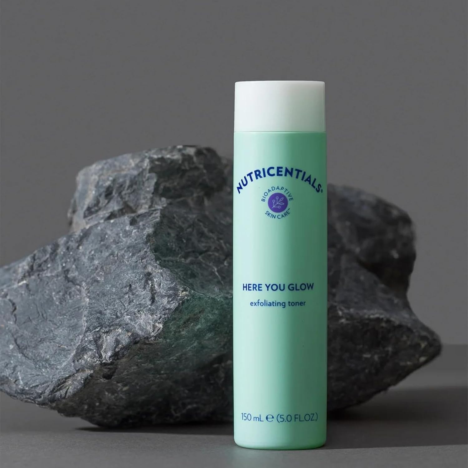 Nu Skin Here You Glow Face Exfoliator Toner | Toner for Face with Water, Salicylic Acid, Glycolic Acid & Hydroxy Acid Blend | Unclog Pores, Prevent Acne, Smooth & Hydrate Your Skin | 150 Ml | 1 Pack