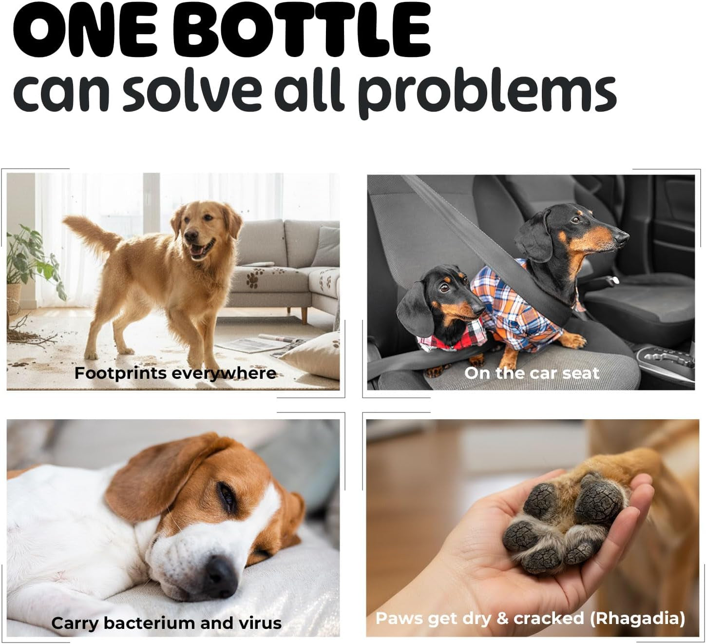 Wanspapa Dog Paw Cleaner | Gentle Pure Soap-Based Rinse-Off Paw Washer for Sensitive Paws | Natural Plant-Based & Residue-Free Formula | Safe for All Dogs, Puppies | Made in Korea | 5.072 Oz / 150Ml