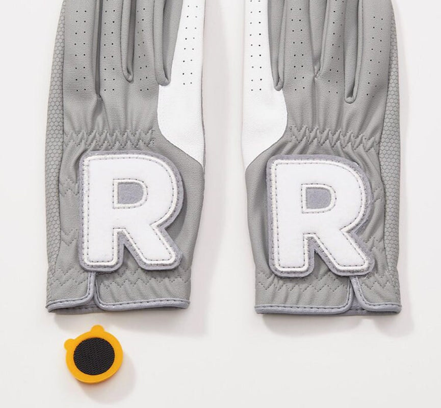 KAKAO FRIENDS GOLF Women'S Two-Handed Synthetic Leather Gloves with Ball Marker - Ryan