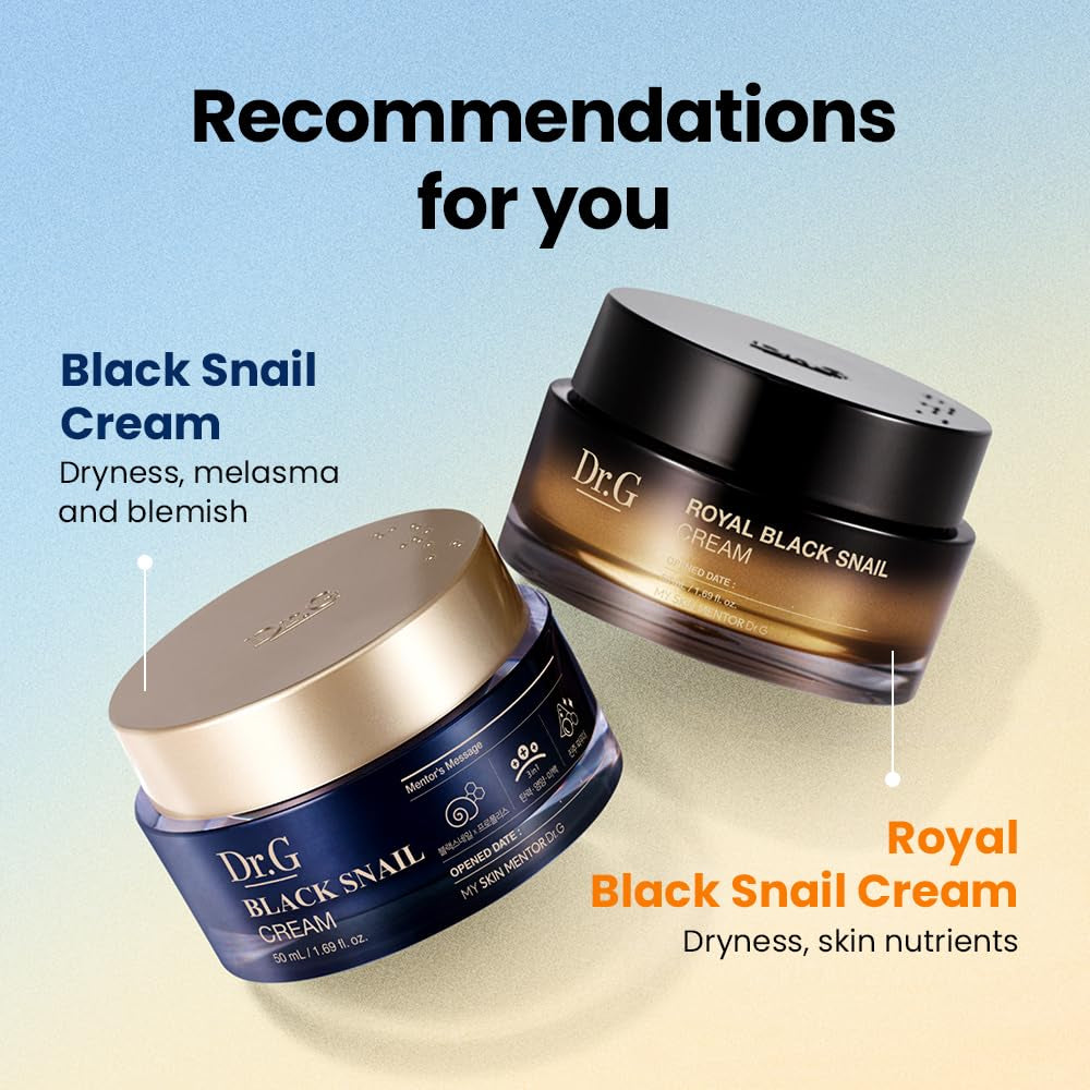 닥터지 로얄블랙 달팽이크림 Dr. G - Royal Black Snail Cream  50 ML 