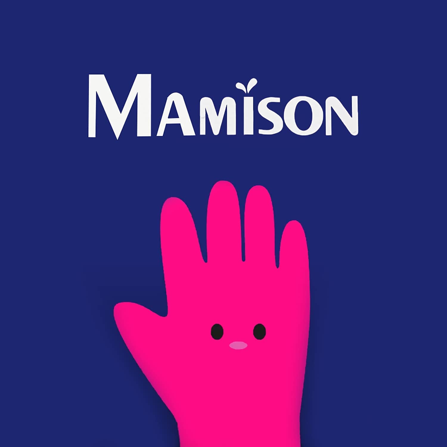 Mamison Quality Kitchen Rubber Gloves New Band Series (1 Pairs, Large). Cleaning Non-Slip Reusable Rubber Gloves. Home and Kitchen Washing, Made in Korea