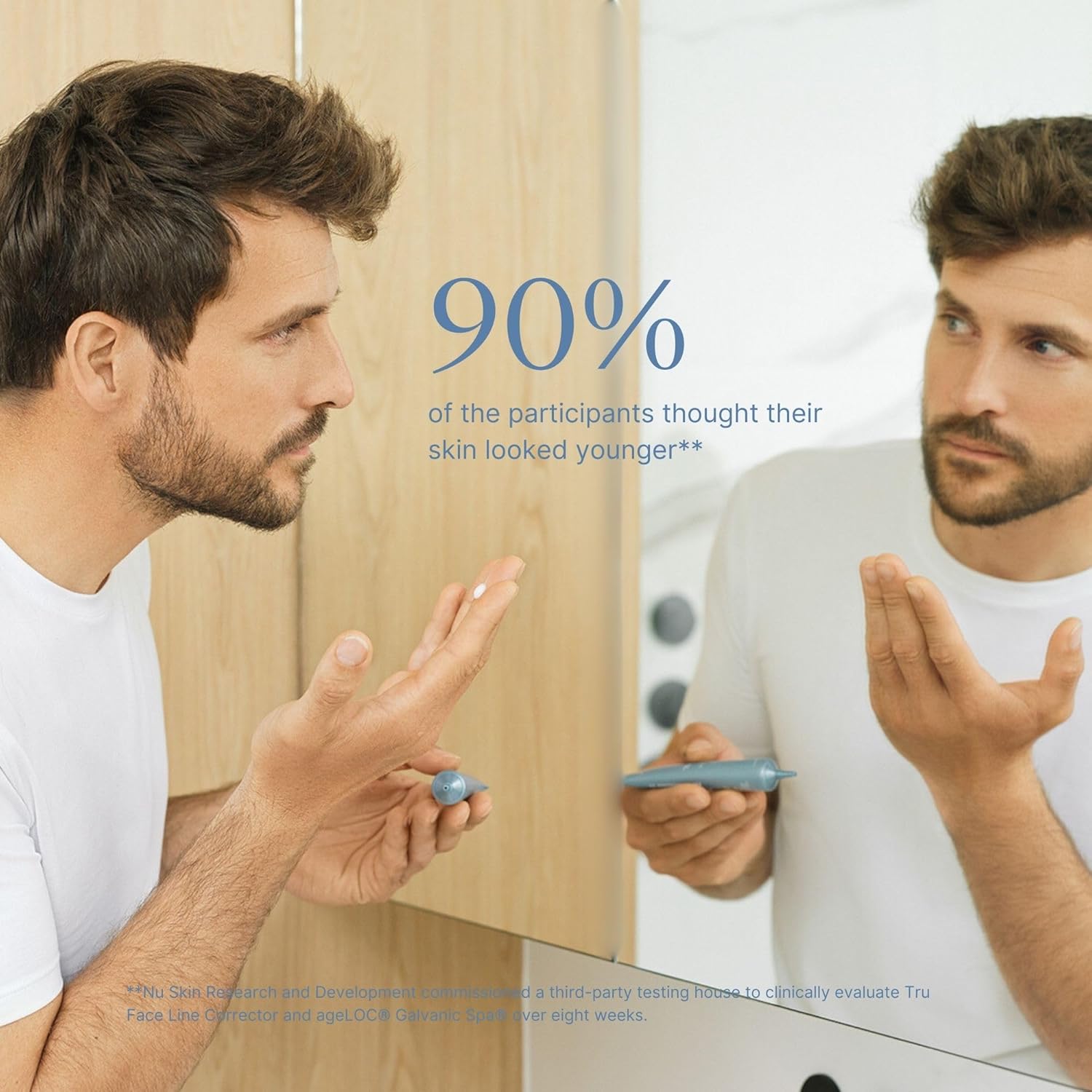 Nuskin Tru Face Line Corrector | Wrinkle Reducing Peptides | Aging for Fine Lines | Targets Mouth Lines & Forehead Wrinkles for Youthful, Smooth Skin | Put on before Makeup & Face Wash | 1 Pack