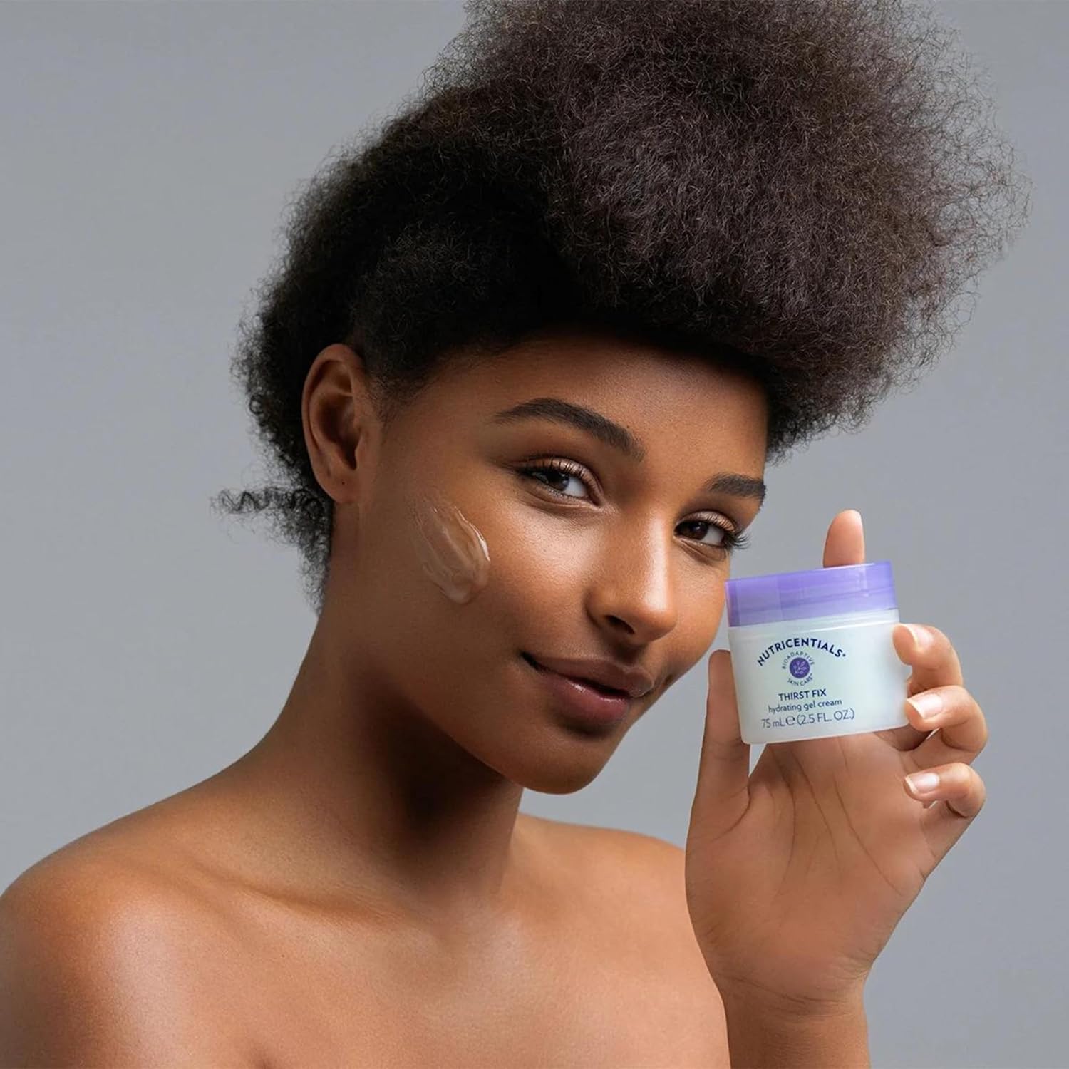 Nu Skin Thirstfix Hydrating Gel Cream - Rapid 24-Hour Moisture, Clean Formula Face and Neck Cream | Bioadaptive Botanicals for Adaptive Skincare Gel | Easy Application Skin Care(75 Ml)