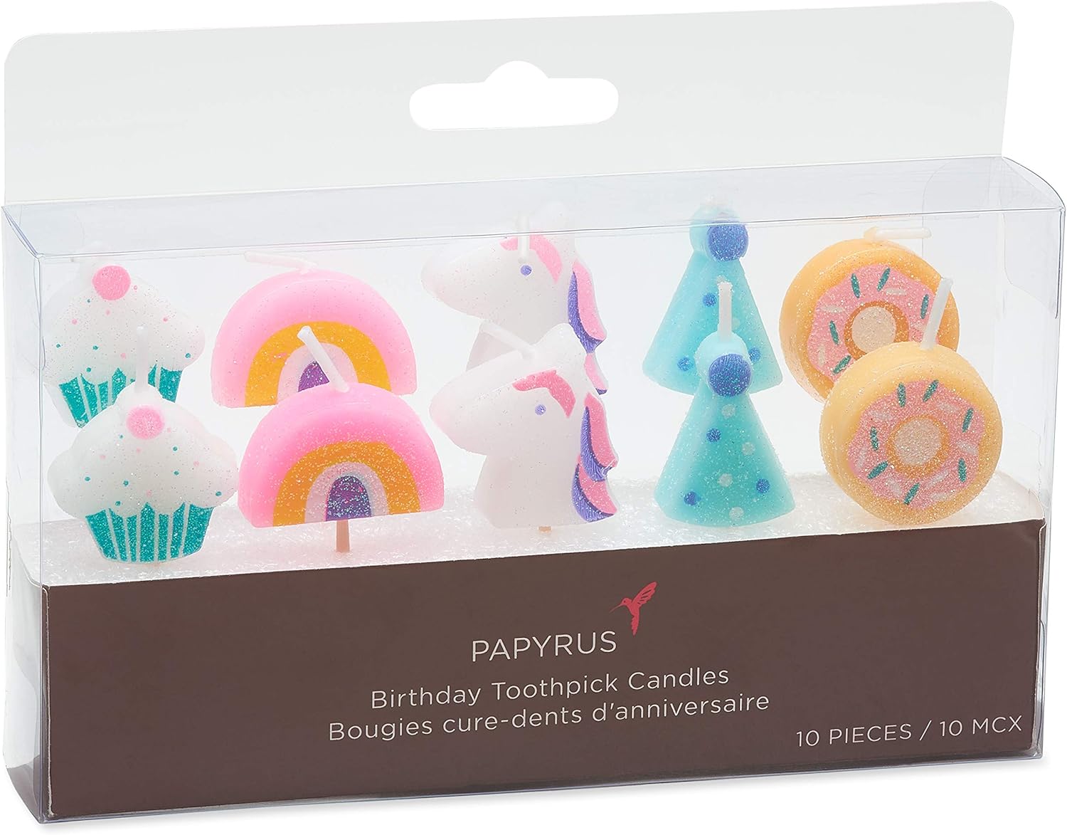 유니콘 생일촛불 10세트 Unicorns and Rainbows Birthday Candles 
