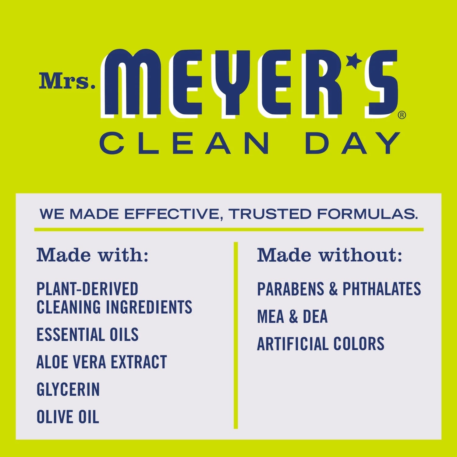 Mrs. Meyer'S Clean Day Liquid Hand Soap, Lemon Verbena Scent, 12.5 Fl Oz