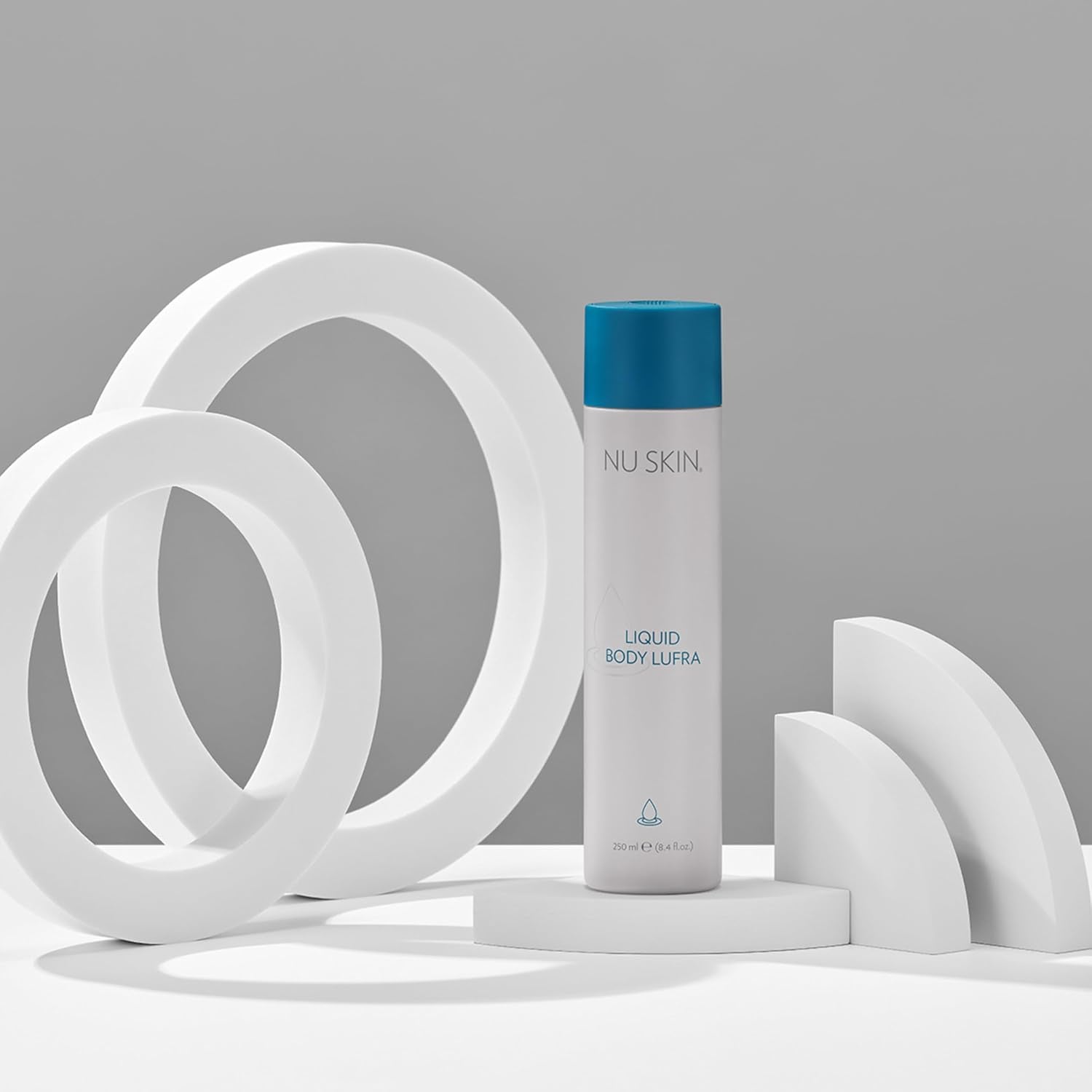 Nu Skin Liquid Body Lufra | Exfoliating and Face Moisturizer, Body Wash for Skin Care | with Ground Walnut Shells, Aloe Vera, Glycerin | Wet Skin with Water-Work into Lather-Rinse | 8.4 Fl Oz | 1 Pack