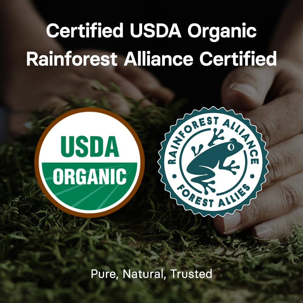 OSULLOC Tangerine Blossom Tea (Refreshing Tangerine Flavor), USDA Certified Organic, Tea Bag Series 20 Count, Premium Blended Tea from Jeju