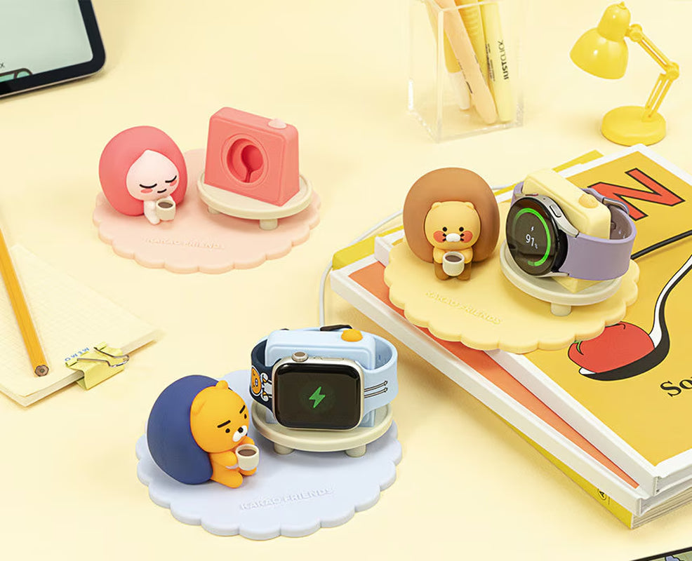 KAKAO FRIENDS - Smart Watch Charging Holder - Ryan, Apeach, Choonsik