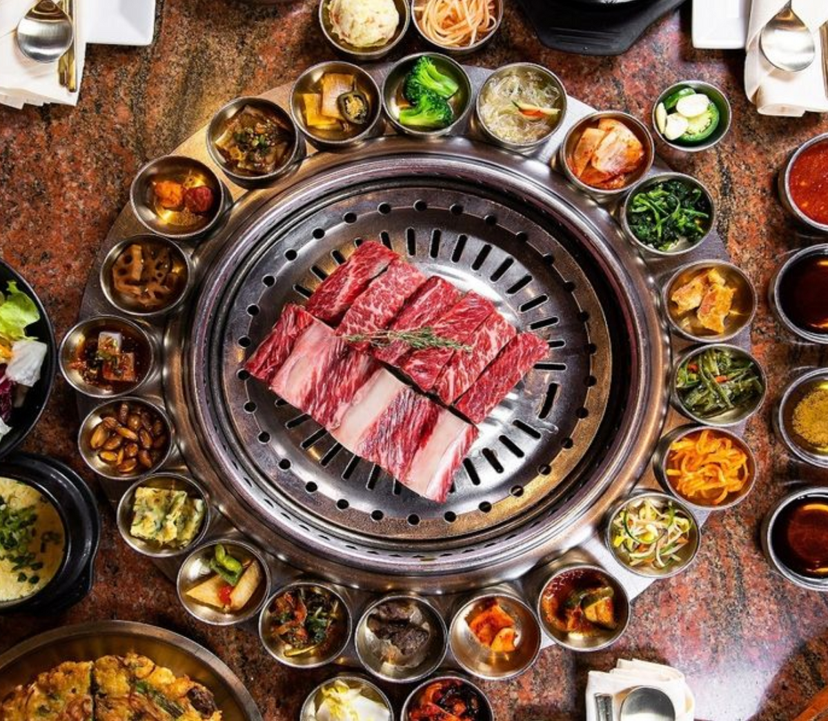Korean BBQ In Koreatown 