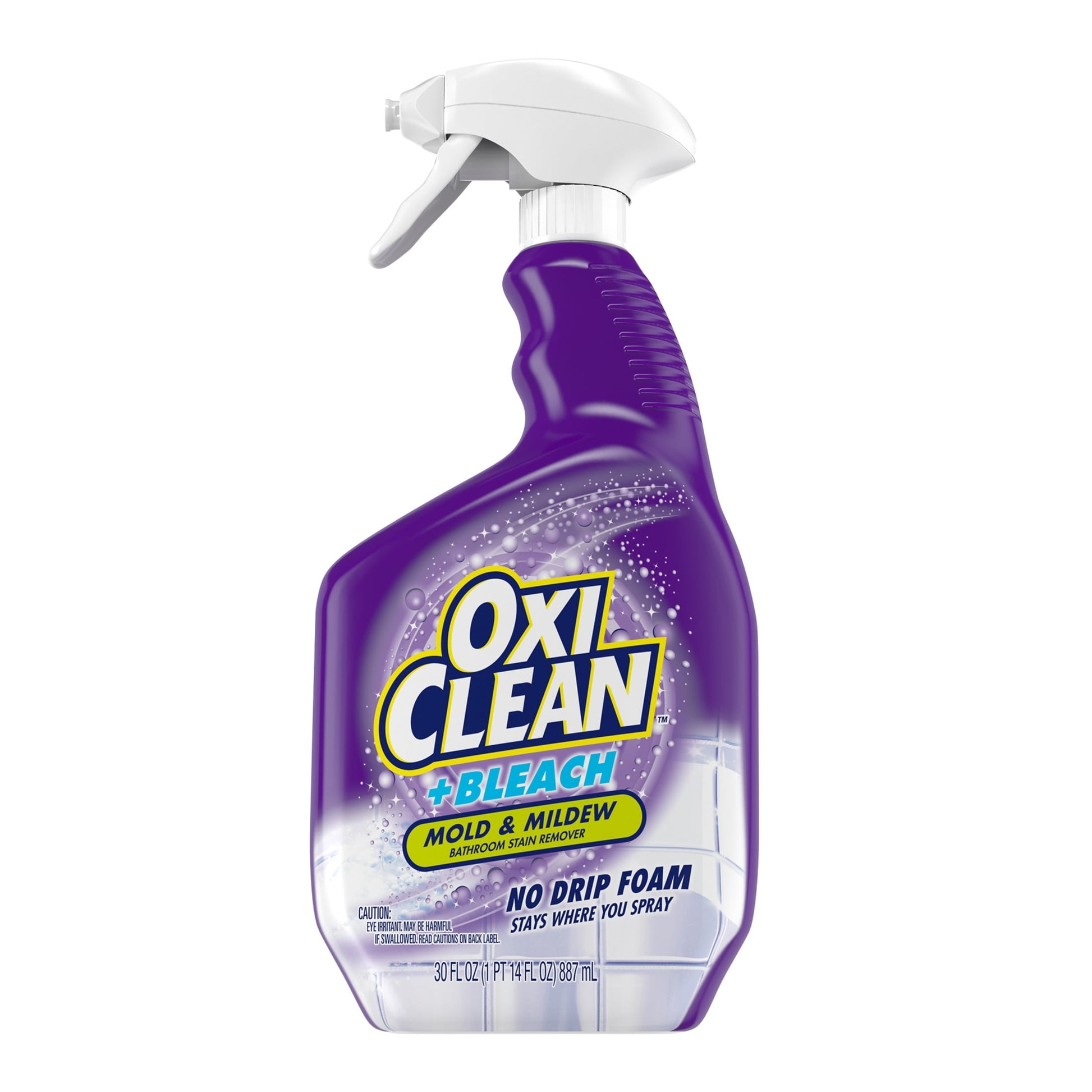 옥시크린 곰팡이얼룩 거품 제거제 Oxiclean plus Bleach, No Drip Foam, Mold & Mildew Bathroom Stain Remover, 30 Oz