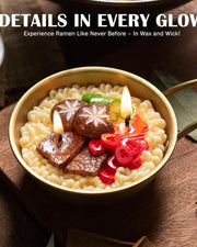 라면촛불 Ramen Noodles Vegetable Wax Candle for Friend Yourself Gift