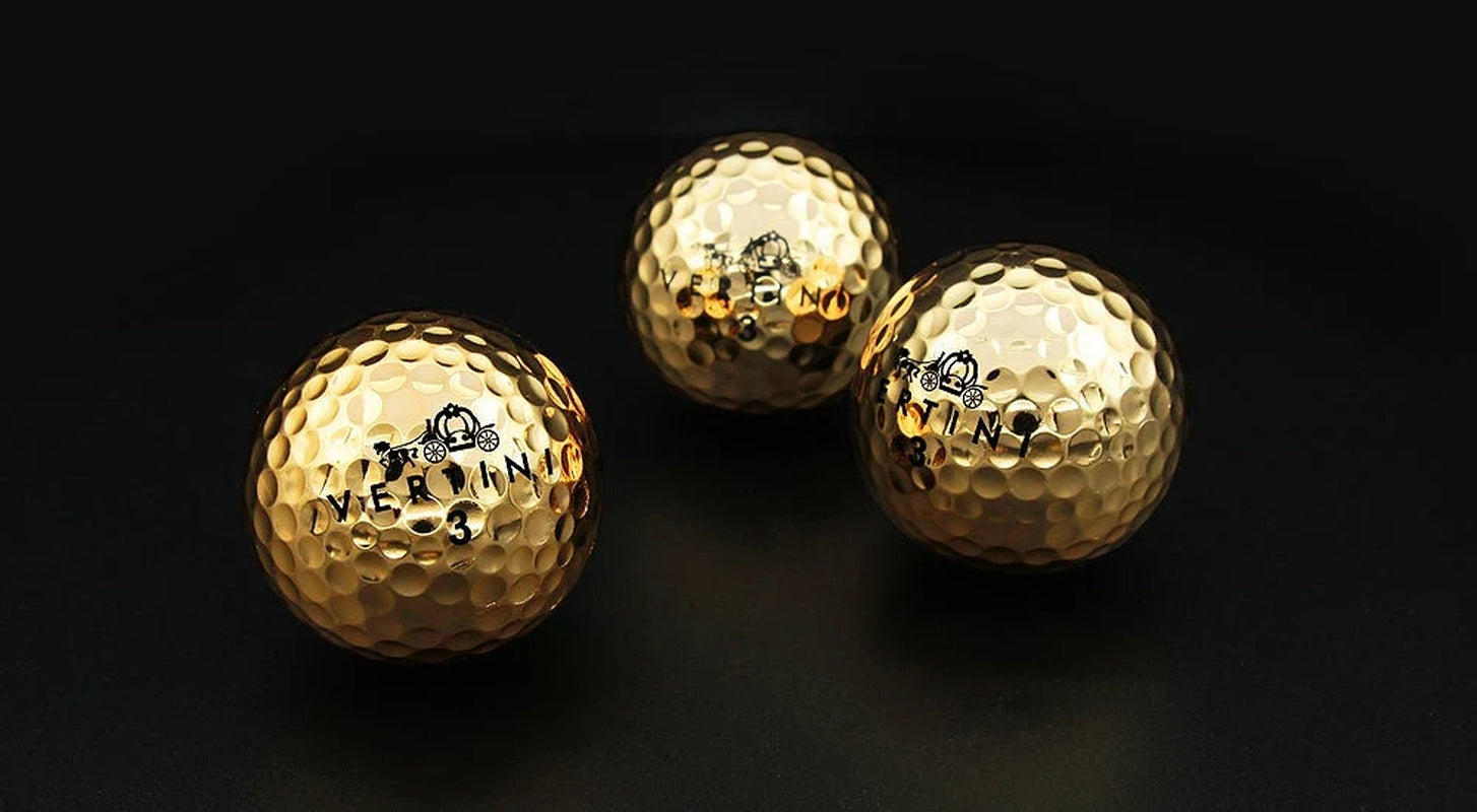 3 Golden Balls X 2 + Crown Ball Marker | by SOKIM