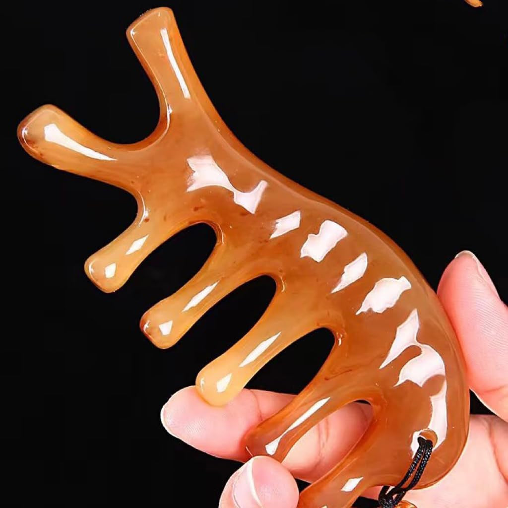 바디 맛사지 컴브 Horn Massage Comb 4.3X1.7 Inch