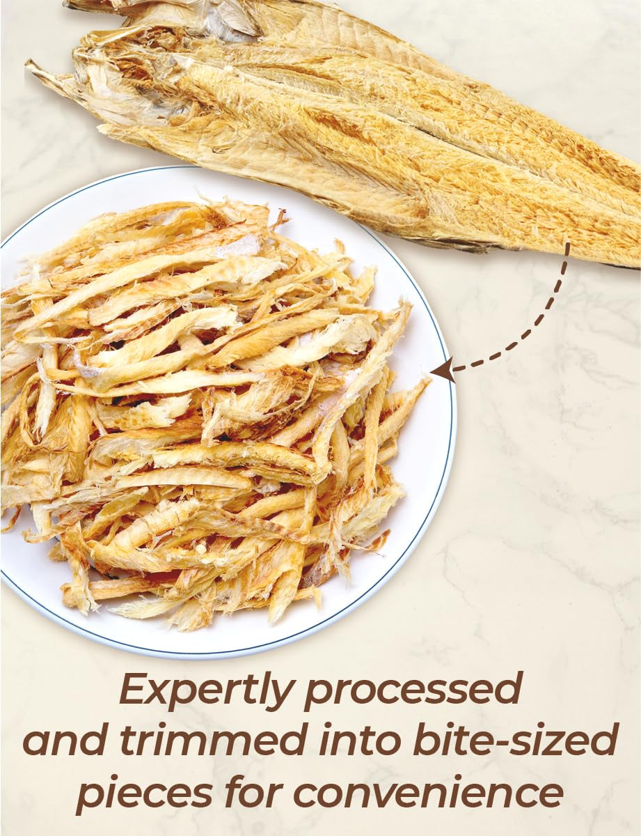 NICE WITCH'S Dried Pollack Shredded 100G / 3.5Oz - Naturally Processed Seafood in Korea 국내건조 황태채