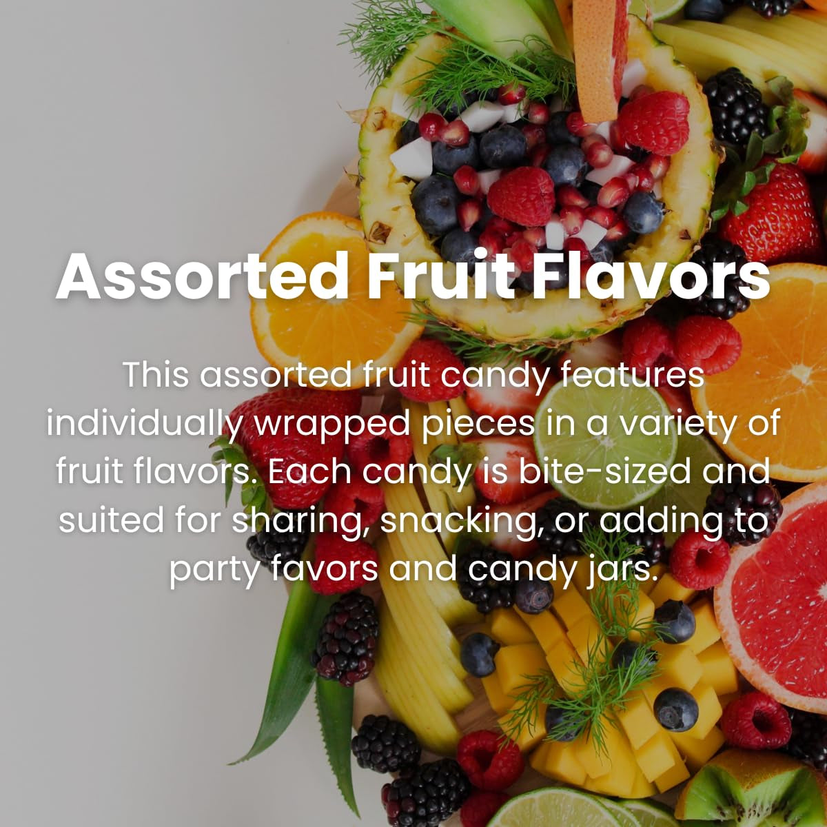 Korean Assorted Fruity Hard Candy, 1.75 Lb Bulk Bag with 200 Individually Wrapped Pieces, 9 Flavor Mix Includes Apple, Strawberry, Orange, Melon, Lemon, Grape, Mint, Americano, and Pomegranate, Variety Pack