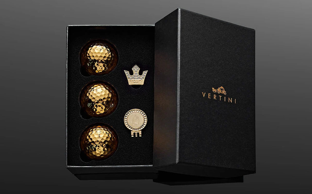 3 Golden Balls X 2 + Crown Ball Marker | by SOKIM