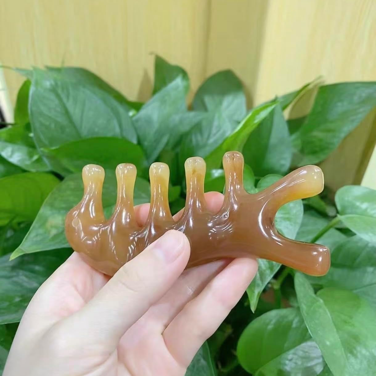 바디 맛사지 컴브 Horn Massage Comb 4.3X1.7 Inch