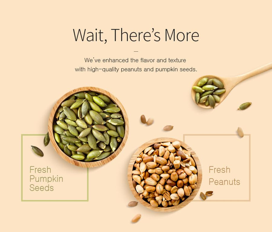 Damtuh Korean Walnut Almond Adlay (Job'S Tear) Powder Meal Replacement Shake – Nutty Breakfast Drink, Misugaru, 18G X 50 Sticks