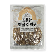 Korean Dried Fish Jerky 쥐포 [Traditional Korean Snacks] Seasoned Filefish Fillet [57G of Protein] 260G