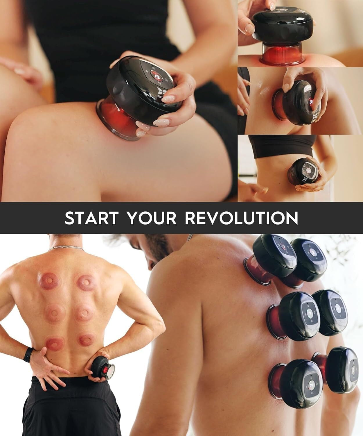 스마트 오리지널 부황 The Original 4-In-1 Smart Cupping Therapy Massager