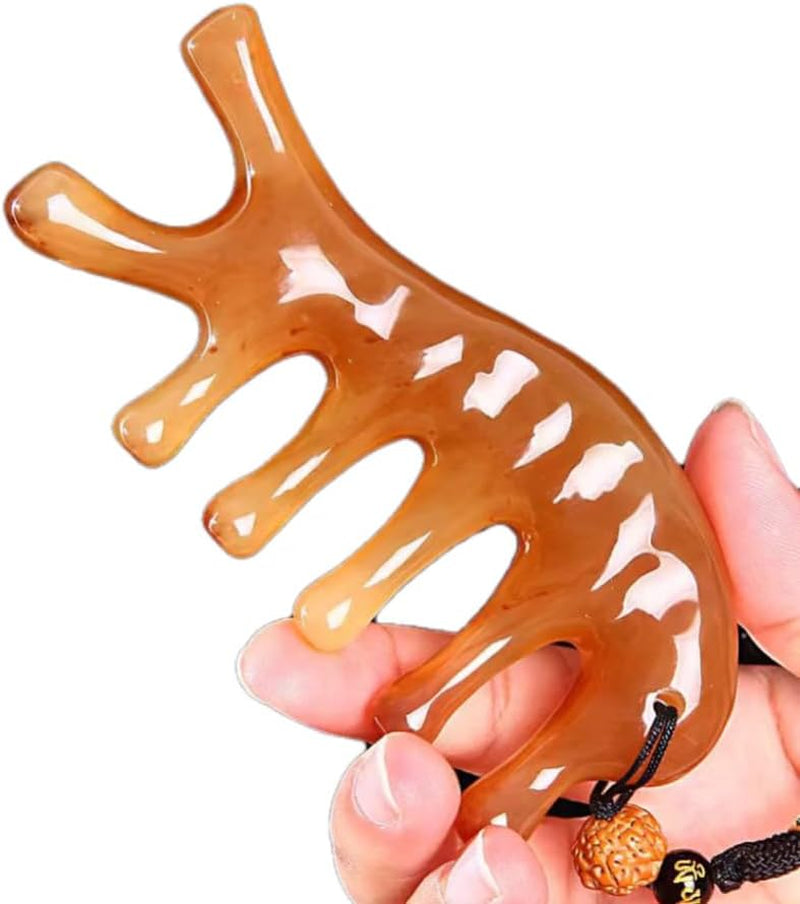 바디 맛사지 컴브 Horn Massage Comb 4.3X1.7 Inch