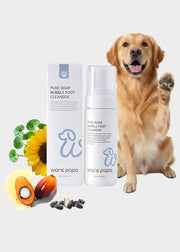 Wanspapa Dog Paw Cleaner | Gentle Pure Soap-Based Rinse-Off Paw Washer for Sensitive Paws | Natural Plant-Based & Residue-Free Formula | Safe for All Dogs, Puppies | Made in Korea | 5.072 Oz / 150Ml